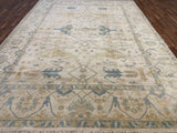 Indian Rug Hand Knotted Oriental Rug Oushak - Origin 107 13'11x10'1
