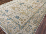 Indian Rug Hand Knotted Oriental Rug Oushak - Origin 107 13'11x10'1