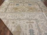 Indian Rug Hand Knotted Oriental Rug Oushak - Origin 107 13'11x10'1