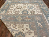 Indian Rug Hand Knotted Oriental Rug Oushak - Origin 109 13'8x9'9