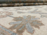 Indian Rug Hand Knotted Oriental Rug Oushak - Origin 109 13'8x9'9