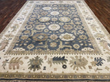 Indian Rug Hand Knotted Oriental Rug Oushak - Origin 113 14.2x10'0