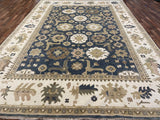 Indian Rug Hand Knotted Oriental Rug Oushak - Origin 113 14.2x10'0