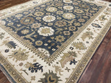 Indian Rug Hand Knotted Oriental Rug Oushak - Origin 113 14.2x10'0