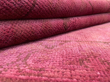 Indian Rug Hand Knotted Oriental Rug Over Dye 3'2x4'10