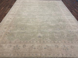 Indian Rug Hand Knotted Oriental Rug Peshawar 9'3x11'8