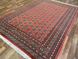 Indian Rug Hand Knotted Oriental Rug Royal Boukhara 6'3x8'10