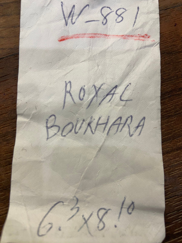 Indian Rug Hand Knotted Oriental Rug Royal Boukhara 6'3x8'10