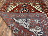 Indian Rug Hand Knotted Oriental Rug Serapi 13'11x9'11