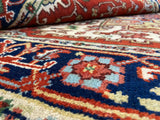 Indian Rug Hand Knotted Oriental Rug Serapi 8'0x4'11