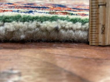 Indian Rug Hand Knotted Oriental Rug Serapi 8'0x4'11