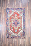Indian Rug Hand Knotted Oriental Rug Serapi (Origin #16) 7'11x5'0