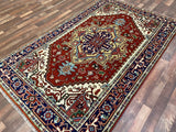Indian Rug Hand Knotted Oriental Rug Serapi (Origin #16) 7'11x5'0