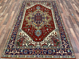 Indian Rug Hand Knotted Oriental Rug Serapi (Origin #16) 7'11x5'0