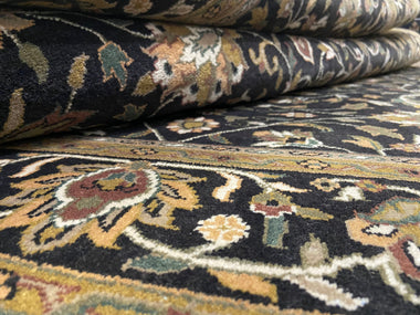 Indian Rug Hand Knotted Oriental Rug Tabriz 6'0x9'0