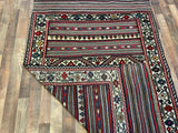 Indian Rug Hand Knotted Oriental Rug Tribal 4'3x6'3