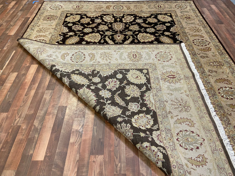 Indian Rug Hand Knotted Oriental Rug Type: Chobi - Hand // Design: Peshawar 9'2x11'11