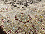 Indian Rug Hand Knotted Oriental Rug Type: Chobi - Hand // Design: Peshawar 9'2x11'11
