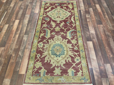 Indian Rug Hand Knotted Oriental Rug Type & Design: Abdo 3'1x6'6