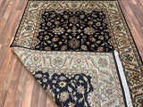 Indian Rug Hand Knotted Oriental Rug Type: Indo // Design: Tabriz 6'0x9'0