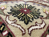 Indian Rug Hand Knotted Oriental Rug Type: Indo // Design: Tabriz 6'0x9'0