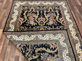 Indian Rug Hand Knotted Oriental Rug Type: Indo // Design: Tabriz 6'0x9'0