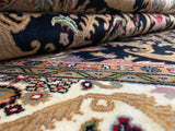Indian Rug Hand Knotted Oriental Rug Type: Indo // Design: Tabriz 6'0x9'0
