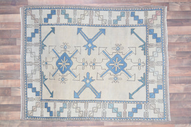 Indian Rug Hand Knotted Oriental Rug Type: Kazak 5'2x4'4
