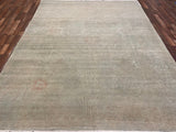 Indian Rug Hand Knotted Oriental Rug Type: Oushak // Design: Worn Out 10'2x7'10