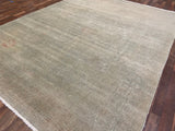 Indian Rug Hand Knotted Oriental Rug Type: Oushak // Design: Worn Out 10'2x7'10