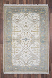 Indian Rug Hand Knotted Oriental Rug Type: Oushak (Origin #120) 6'1x4'1