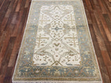 Indian Rug Hand Knotted Oriental Rug Type: Oushak (Origin #120) 6'1x4'1