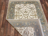 Indian Rug Hand Knotted Oriental Rug Type: Oushak (Origin #120) 6'1x4'1