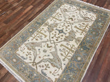 Indian Rug Hand Knotted Oriental Rug Type: Oushak (Origin #120) 6'1x4'1