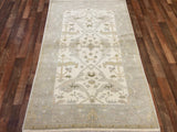Indian Rug Hand Knotted Oriental Rug Type: Oushak (Origin #122) 6'3x3'11
