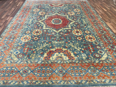 Indian Rug Hand Knotted Oriental Rug Type: Oushak (Origin #227) 8'5x11'10