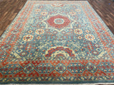 Indian Rug Hand Knotted Oriental Rug Type: Oushak (Origin #227) 8'5x11'10