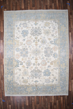 Indian Rug Hand Knotted Oriental Rug Type: Oushak (Origin #73) 11'9x8'10