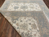 Indian Rug Hand Knotted Oriental Rug Type: Oushak (Origin #73) 11'9x8'10