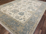 Indian Rug Hand Knotted Oriental Rug Type: Oushak (Origin #73) 11'9x8'10
