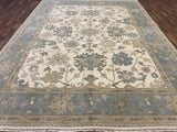 Indian Rug Hand Knotted Oriental Rug Type: Oushak (Origin #73) 11'9x8'10