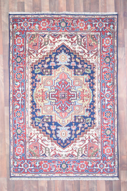 Indian Rug Hand Knotted Oriental Rug Type: Serapi (Origin #503) 5''1x4'0