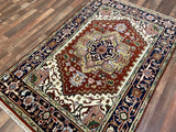 Indian Rug Hand Knotted Oriental Rug Type: Serapi (Origin #505) 6'1x4'1