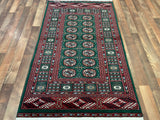 Pakistani Rug Hand Knotted Oriental Rug Type: Pakistan // Design: Boukara 5'2x3'1