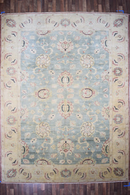 Pakistani Rug Hand Knotted Oriental Rug Very Fine Pakistan Peshawar 10'0x13'2