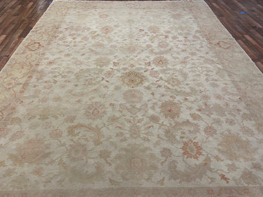 Pakistani Rug Hand Knotted Oriental Rug Very Fine Pakistan Peshawar 13'10x10'3