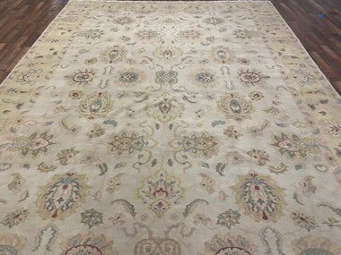 Pakistani Rug Hand Knotted Oriental Rug Very Fine Pakistan Peshawar 13'6x10'0