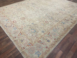 Pakistani Rug Hand Knotted Oriental Rug Very Fine Pakistan Peshawar 13'7x10'1