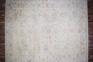 Pakistani Rug Hand Knotted Oriental Rug Very Fine Pakistan Peshawar 13'7x10'1