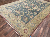 Pakistani Rug Hand Knotted Oriental Rug Very Fine Pakistan Peshawar 13'8x9'11
